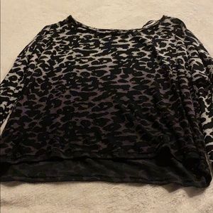 ombré cheetah top